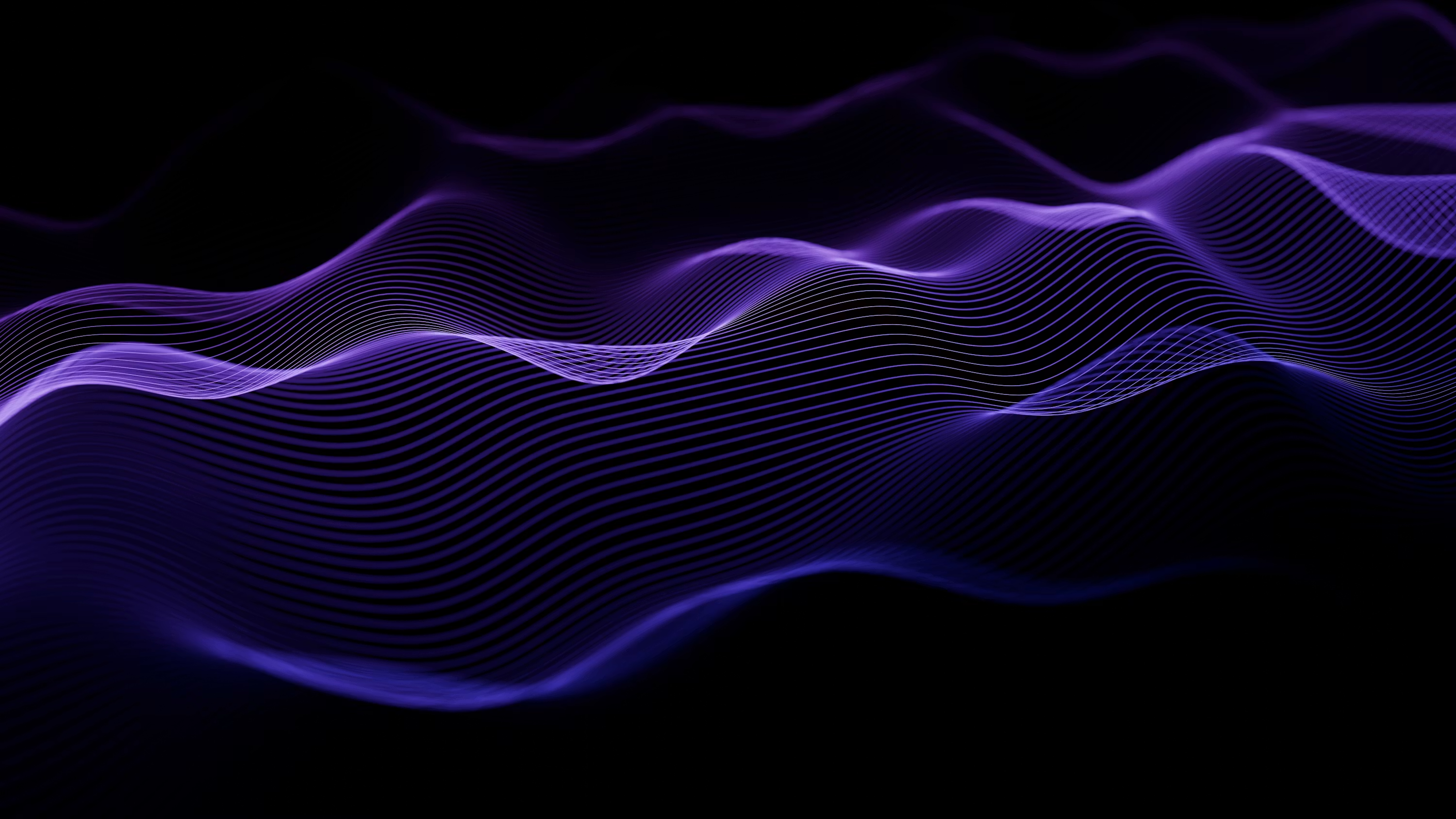 Ondas abstratas representando Performance Sonora e gestão intencional do som